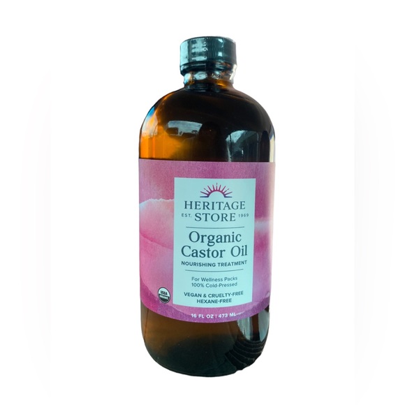 heritage Store Other - Organic Cold Pressed Castor Oil 16Oz